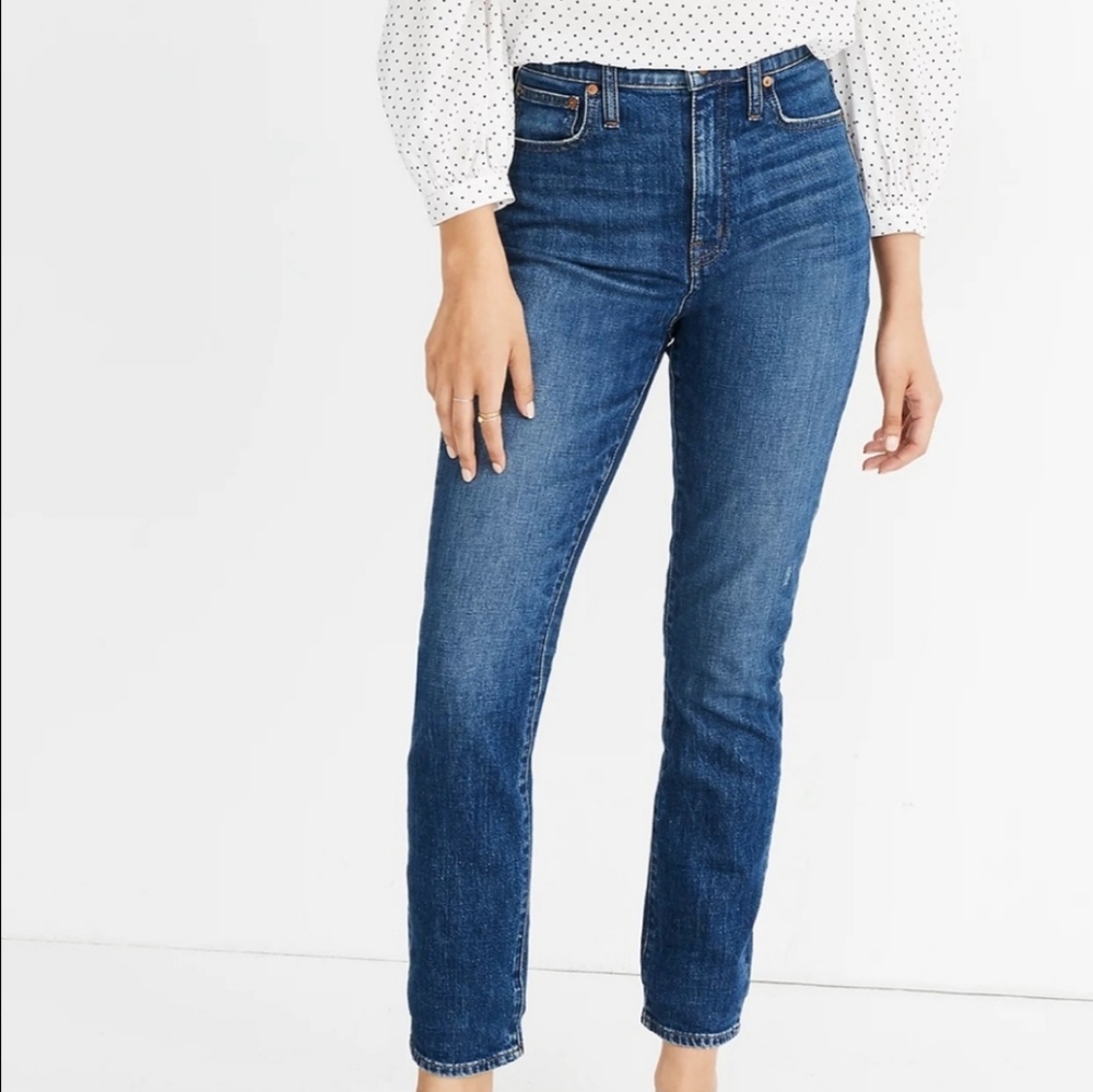 Madewell High Rise Crop Boy Jean
